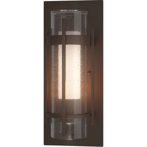 Torch 1 Light 12 inch Coastal Bronze Outdoor Sconce, Small