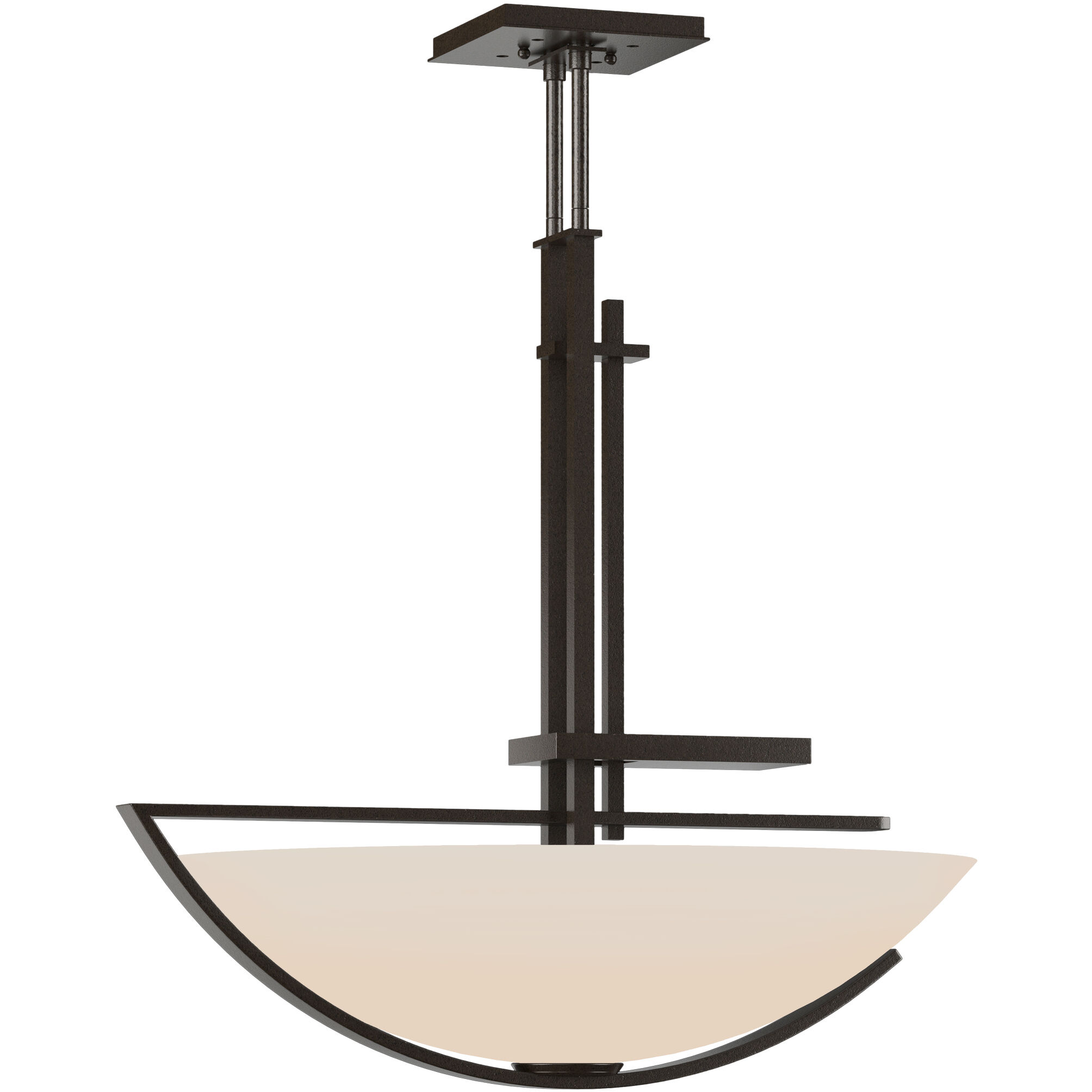 Ondrian 3 Light 26 inch Oil Rubbed Bronze Pendant Ceiling Light in Opal