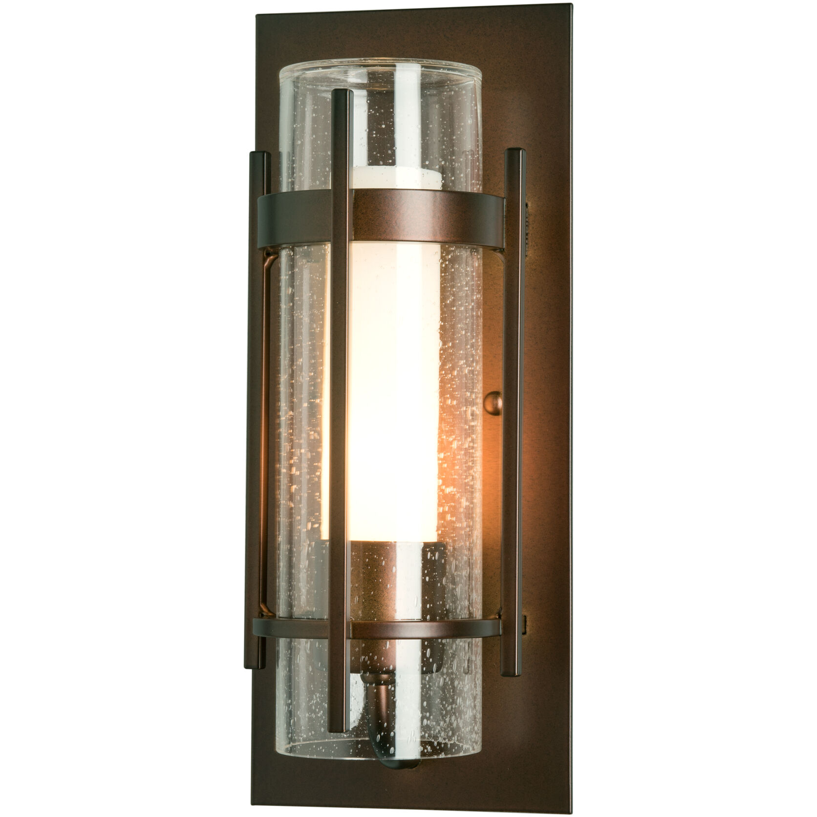 Torch 1 Light 12 inch Coastal Bronze Outdoor Sconce, Small
