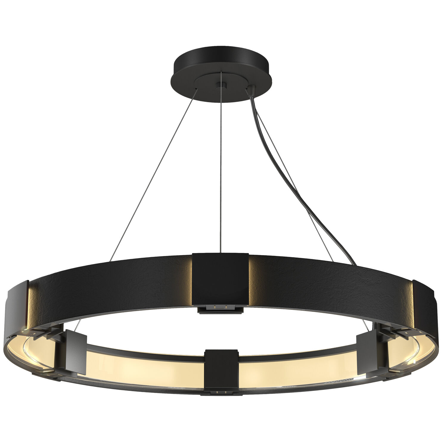 Aura 6 Light 28.9 inch Black Pendant Ceiling Light