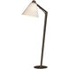 Reach 55.2 inch 100 watt Bronze Floor Lamp Portable Light in Flax