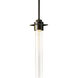 Airis 1 Light 4.8 inch Bronze Mini Pendant Ceiling Light, Medium
