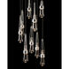 Link 9 Light 20.5 inch Sterling Pendant Ceiling Light, Round