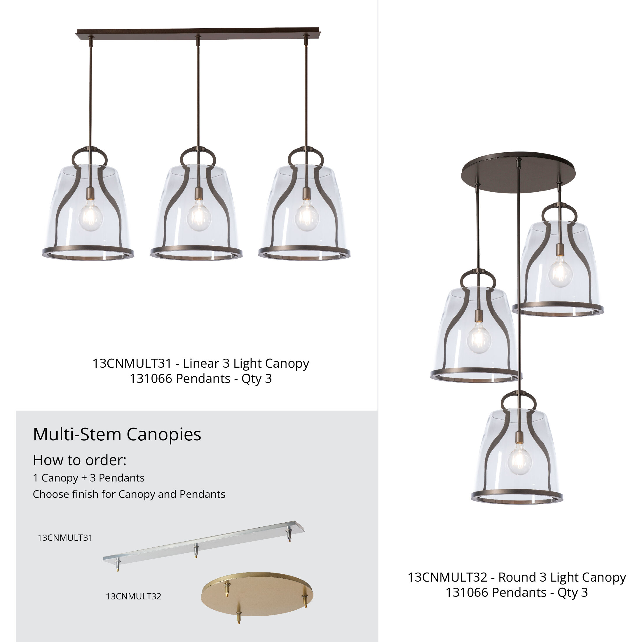 Caliper 1 Light 16.3 inch White Pendant Ceiling Light in Clear, Large