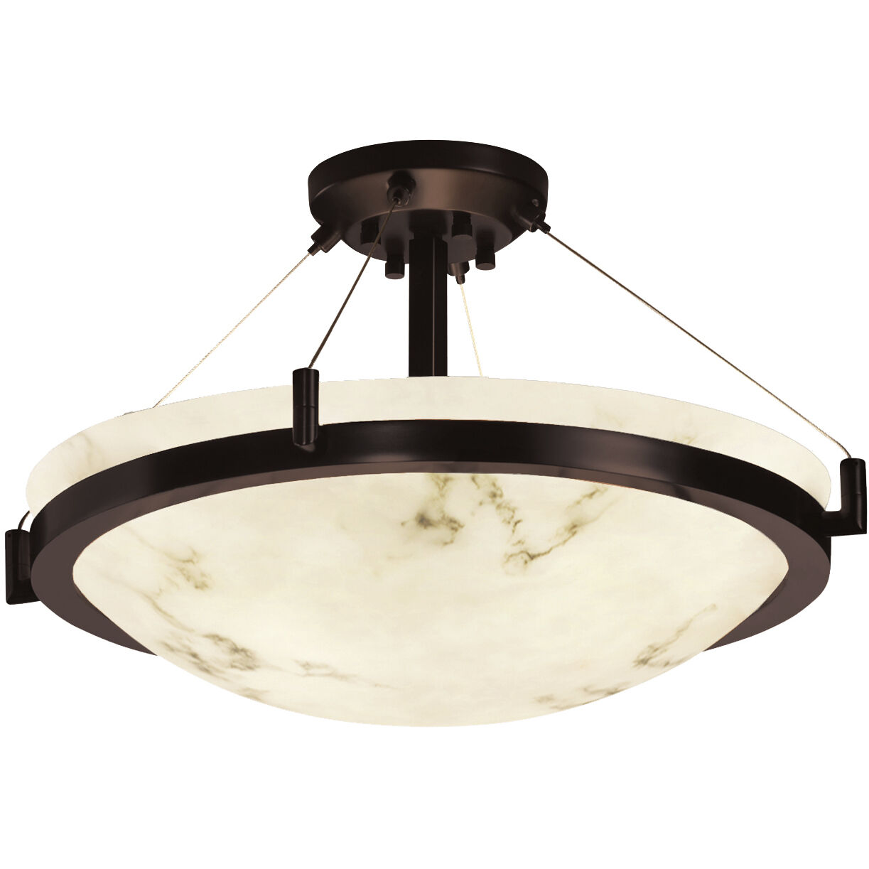 LumenAria 6 Light 39.00 inch Semi-Flush Mount
