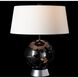 Pangea 27.3 inch 60 watt Ink and Sterling Table Lamp Portable Light