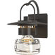 Mason 1 Light 11.5 inch Coastal Oil Rubbed Bronze Outdoor Sconce