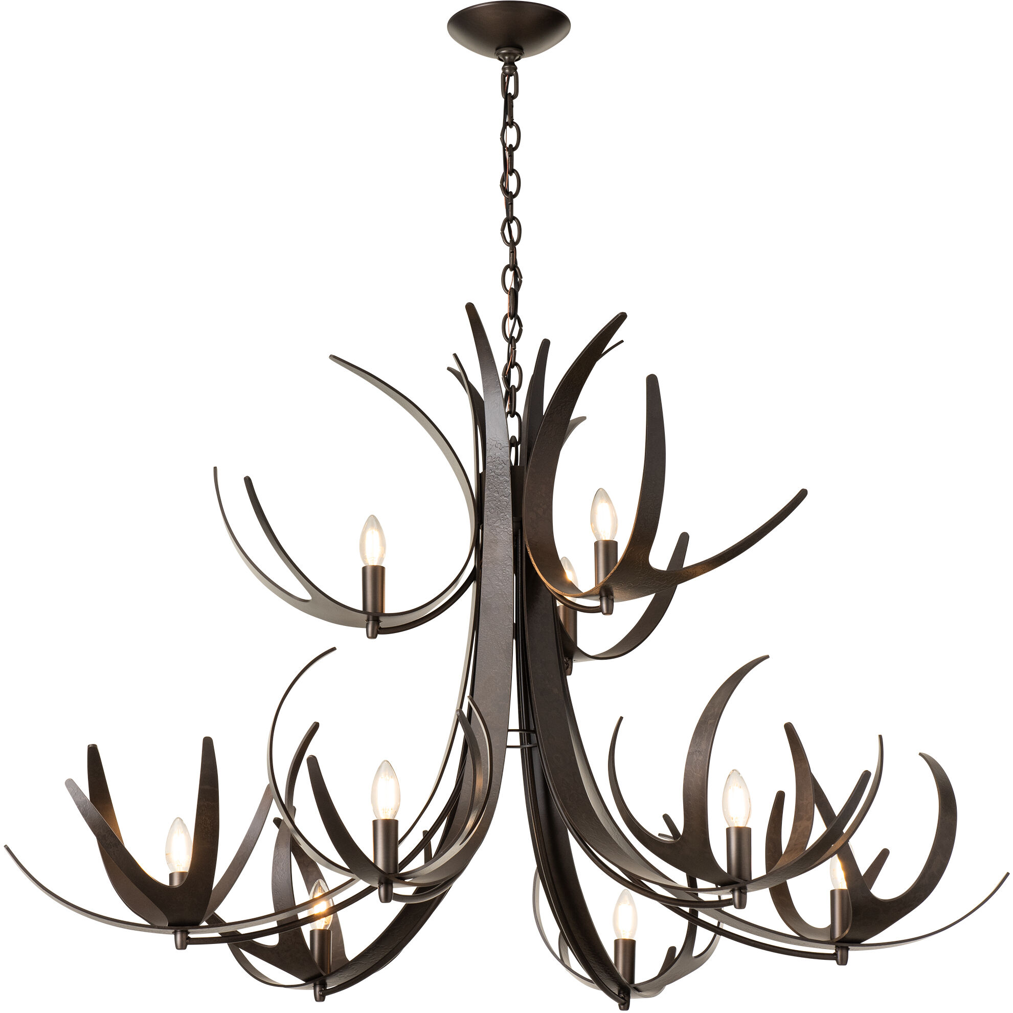 Caribou 9 Light 49.1 inch Oil Rubbed Bronze Chandelier Ceiling Light