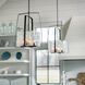 Arc 4 Light 18.7 inch Black Pendant Ceiling Light