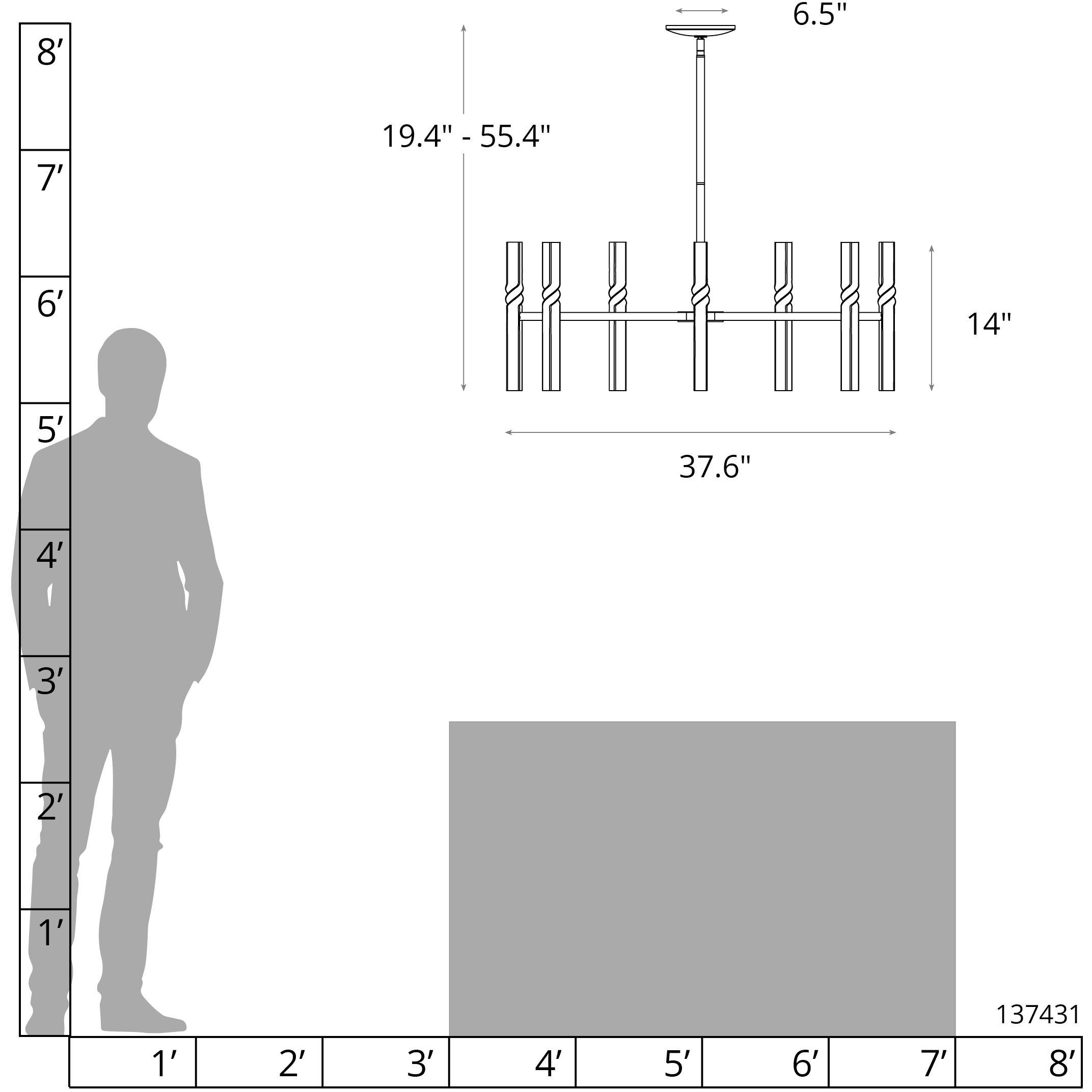Atlas 1 Light 21.7 inch Vintage Platinum and Modern Brass Pendant Ceiling Light in Vintage Platinum/Modern Brass, Large