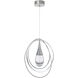 Lyric 1 Light 16.2 inch Sterling Pendant Ceiling Light