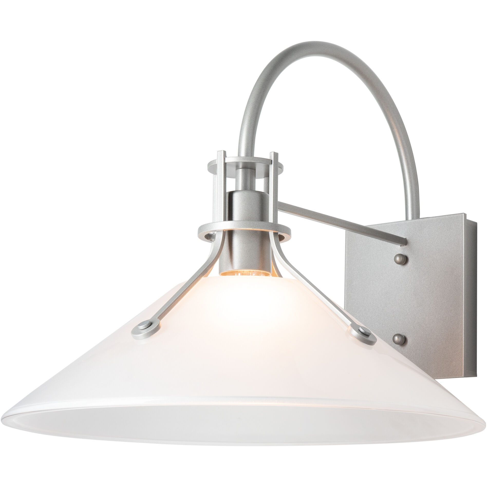 Henry 1 Light 12.9 inch Coastal Burnished Steel Outdoor Sconce in Frosted, Large