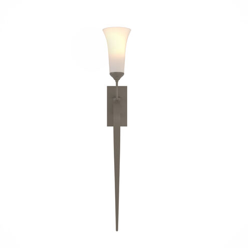 Sweeping Taper 1 Light 4.25 inch Dark Smoke Sconce Wall Light