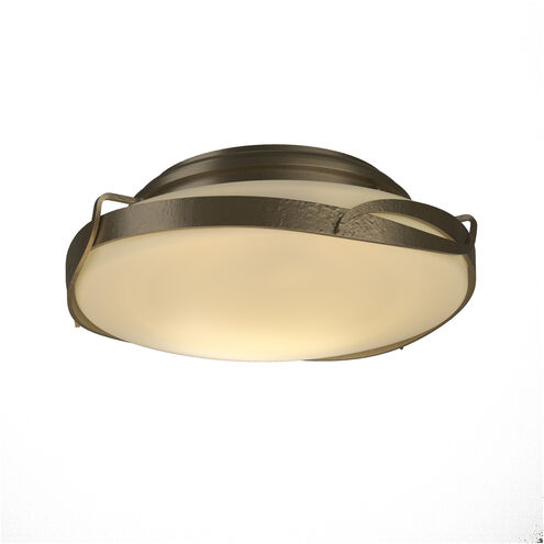 Flora 2 Light 13.9 inch Soft Gold Flush Mount Ceiling Light