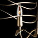 Willow 6 Light 43.5 inch Vintage Platinum Chandelier Ceiling Light, Small