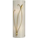Forged Leaf and Stem 2 Light 5.50 inch Wall Sconce