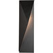 Carbon 1 Light 24.9 inch Coastal Bronze Outdoor Sconce, Left