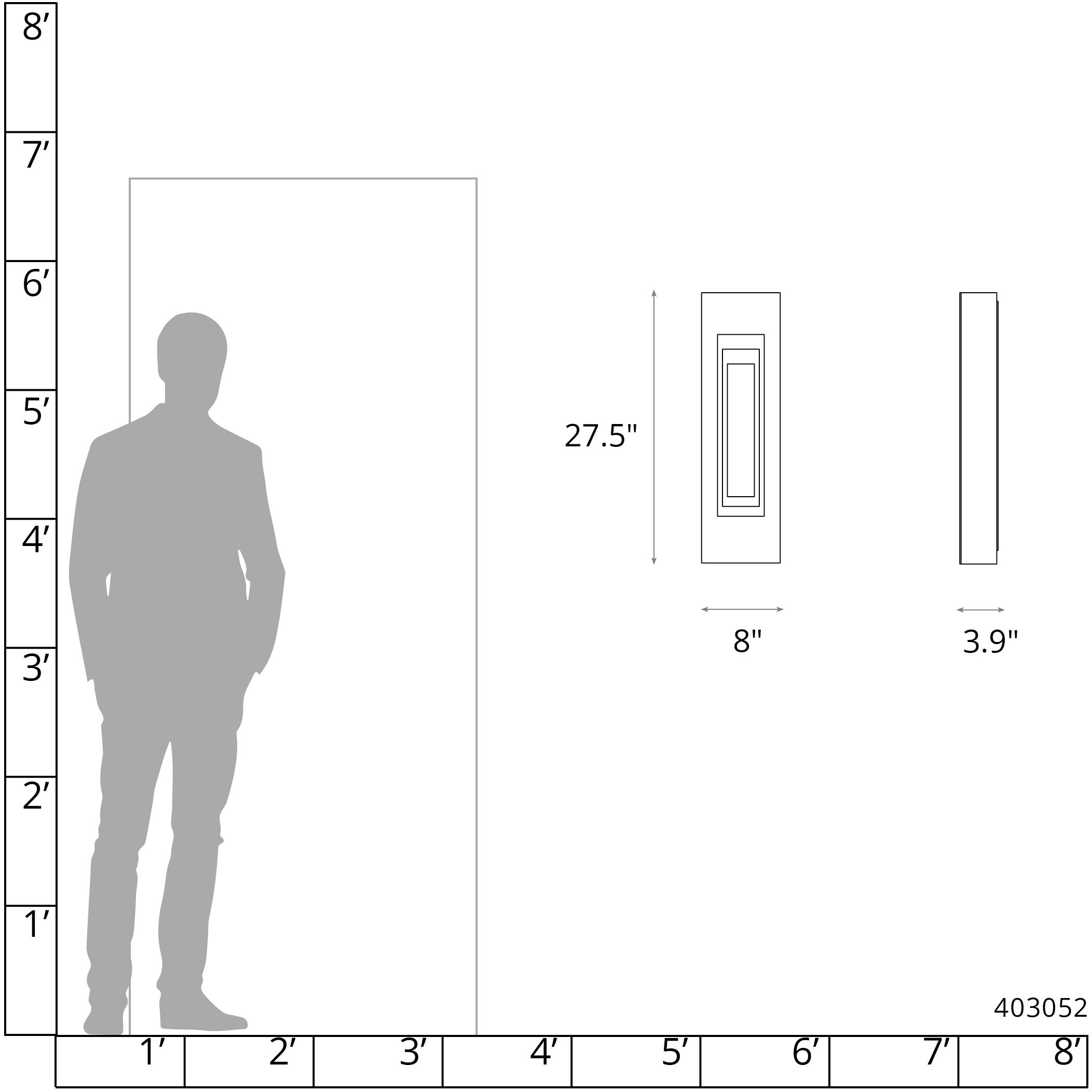 Art + Alchemy Procession 2 Light 27.5 inch Coastal Oil Rubbed Bronze with Coastal Black Outdoor Wall Light in Coastal Oil Rubbed Bronze/Coastal Black