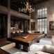 Caribou 9 Light 49.1 inch Modern Brass Chandelier Ceiling Light