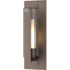 Vertical Bar 1 Light 18.8 inch Coastal Bronze Outdoor Sconce, Medium