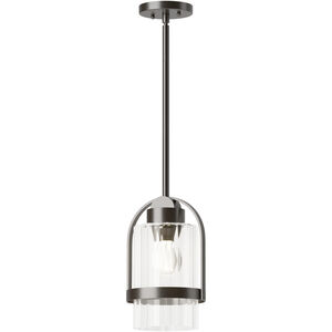 Alcove 1 Light 7.8 inch Coastal White Outdoor Pendant in Clear