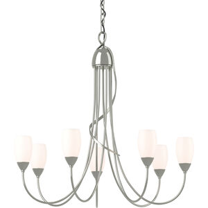 Flora 7 Light 24.9 inch Sterling Chandelier Ceiling Light, 7 Arm