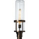 Alcove 1 Light 22.4 inch Coastal Bronze Outdoor Post Light in Clear