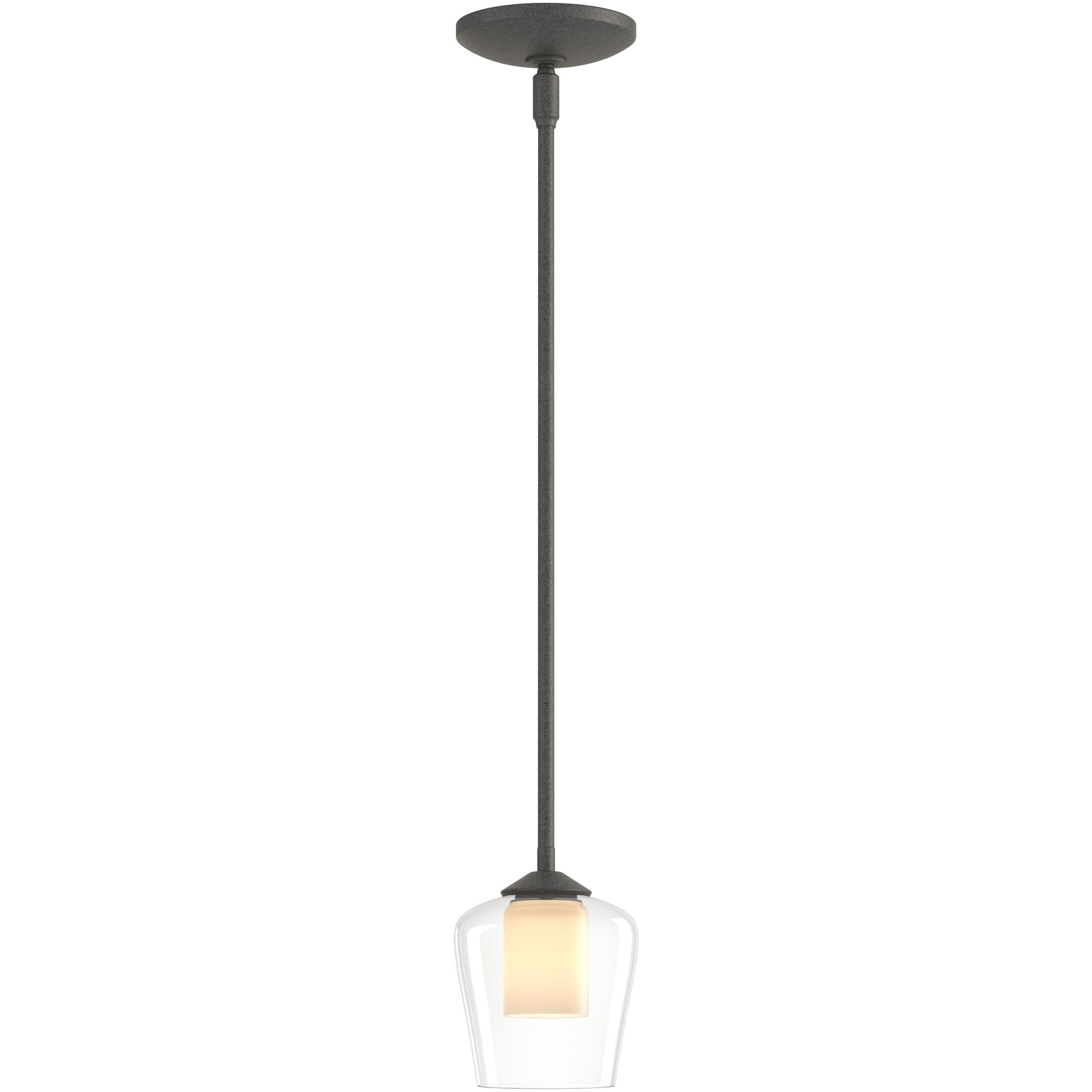 Simple 1 Light 5 inch Natural Iron Mini Pendant Ceiling Light