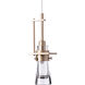 Erlenmeyer 1 Light 3.3 inch Soft Gold Mini Pendant Ceiling Light