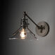 Henry 21 inch 60.00 watt Oil Rubbed Bronze Swing Arm Wall Sconce Wall Light in Clear