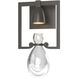Apothecary 1 Light 6.3 inch Dark Smoke Sconce Wall Light