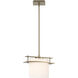 Arc Ellipse 1 Light 12.9 inch Soft Gold Mini Pendant Ceiling Light, Large