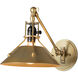 Henry 21 inch 60.00 watt Modern Brass Swing Arm Wall Sconce Wall Light