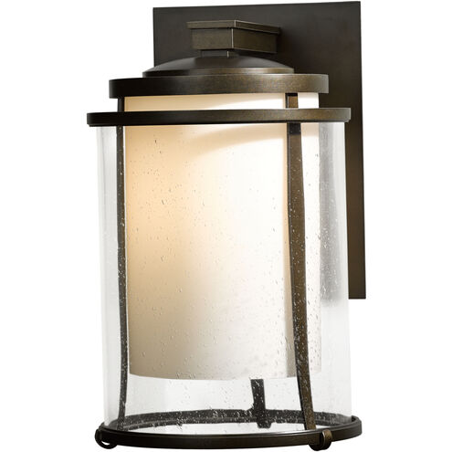 Meridian 1 Light 15.7 inch Coastal Bronze Outdoor Sconce, Large