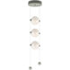 Abacus LED 8.8 inch Sterling Pendant Ceiling Light in Opal