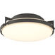 Metra 2 Light 14.2 inch Natural Iron Flush Mount Ceiling Light