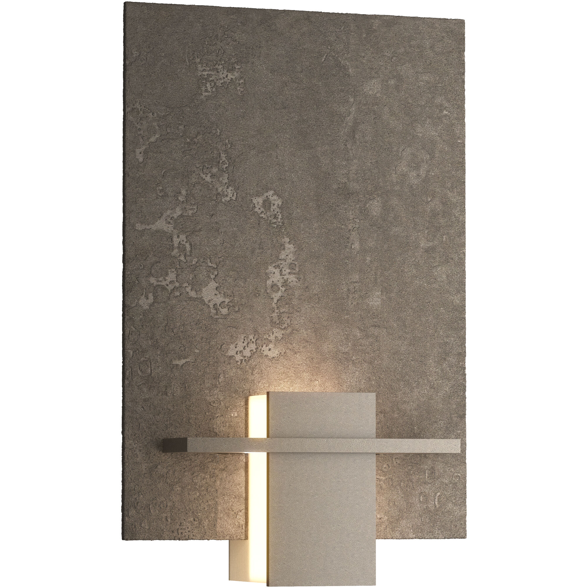 Aperture 1 Light 8.1 inch Dark Smoke ADA Sconce Wall Light in White Art