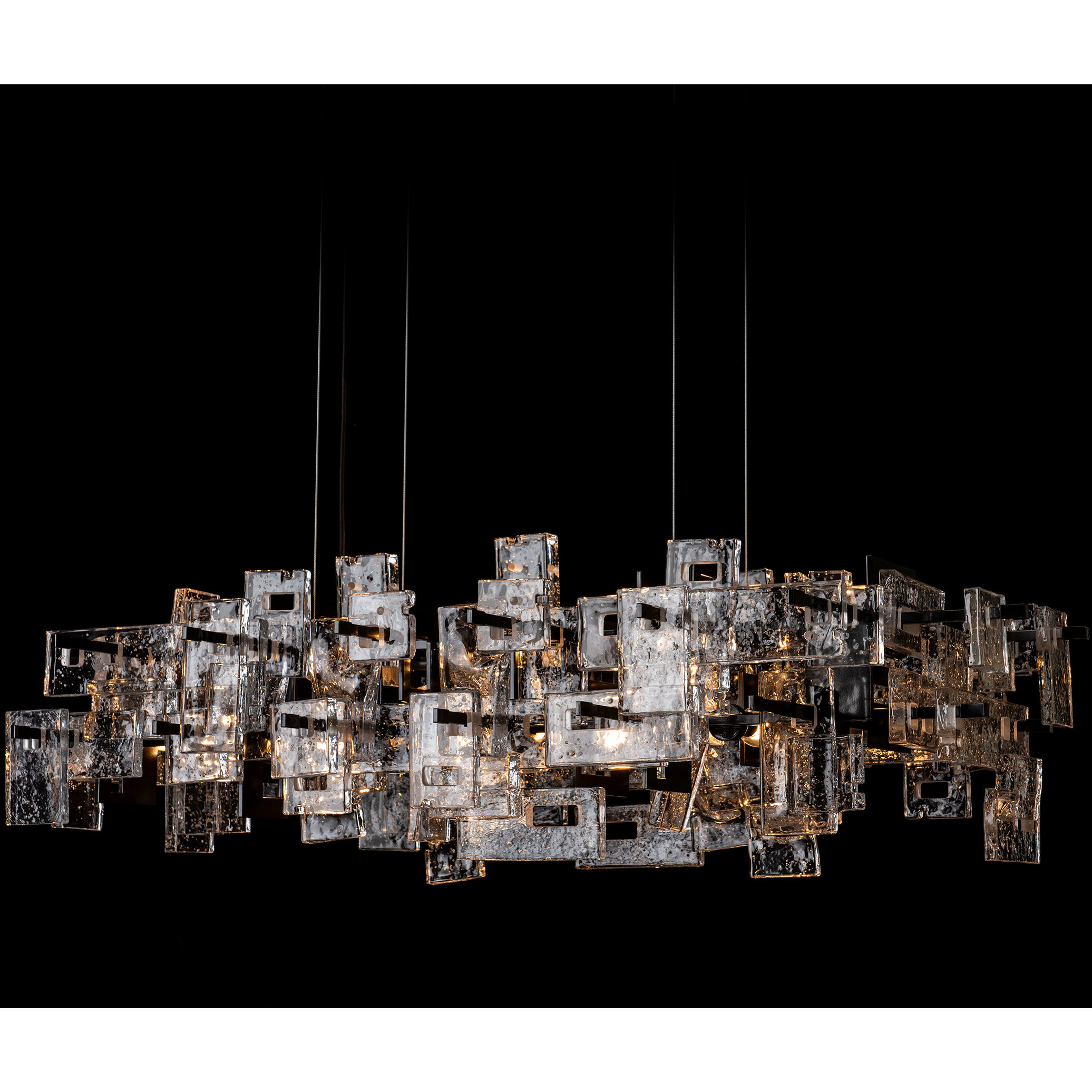 Fusion 10 Light 52.5 inch Ink Pendant Ceiling Light