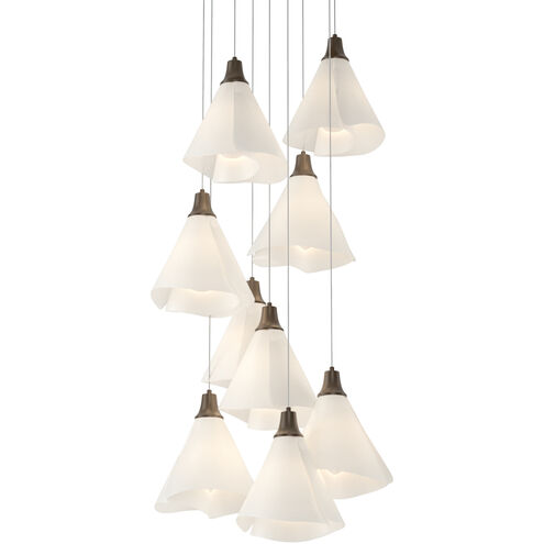 Mobius 9 Light 20.8 inch White Pendant Ceiling Light