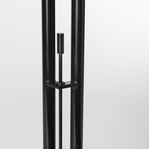 Chrysalis 74.4 inch 5 watt Ink Floor Lamp Portable Light in Black Crystal