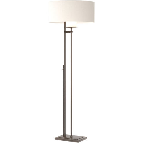 Rook 60 inch 150 watt Oil Rubbed Bronze Floor Lamp Portable Light in Natural Anna