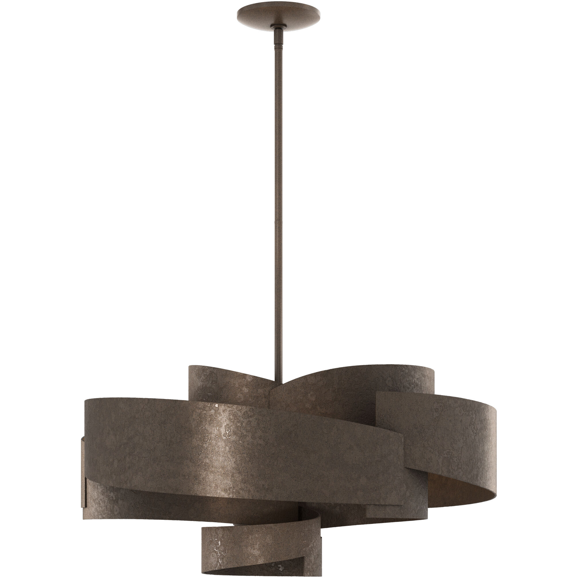 Zen 6 Light 34.1 inch Bronze Pendant Ceiling Light