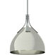 Summit 1 Light 12.8 inch Vintage Platinum and Sterling Pendant Ceiling Light in Vintage Platinum/Sterling