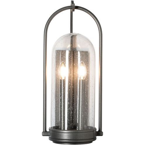 Davis 2 Light 22.4 inch Coastal Dark Smoke Outdoor Sconce, Medium