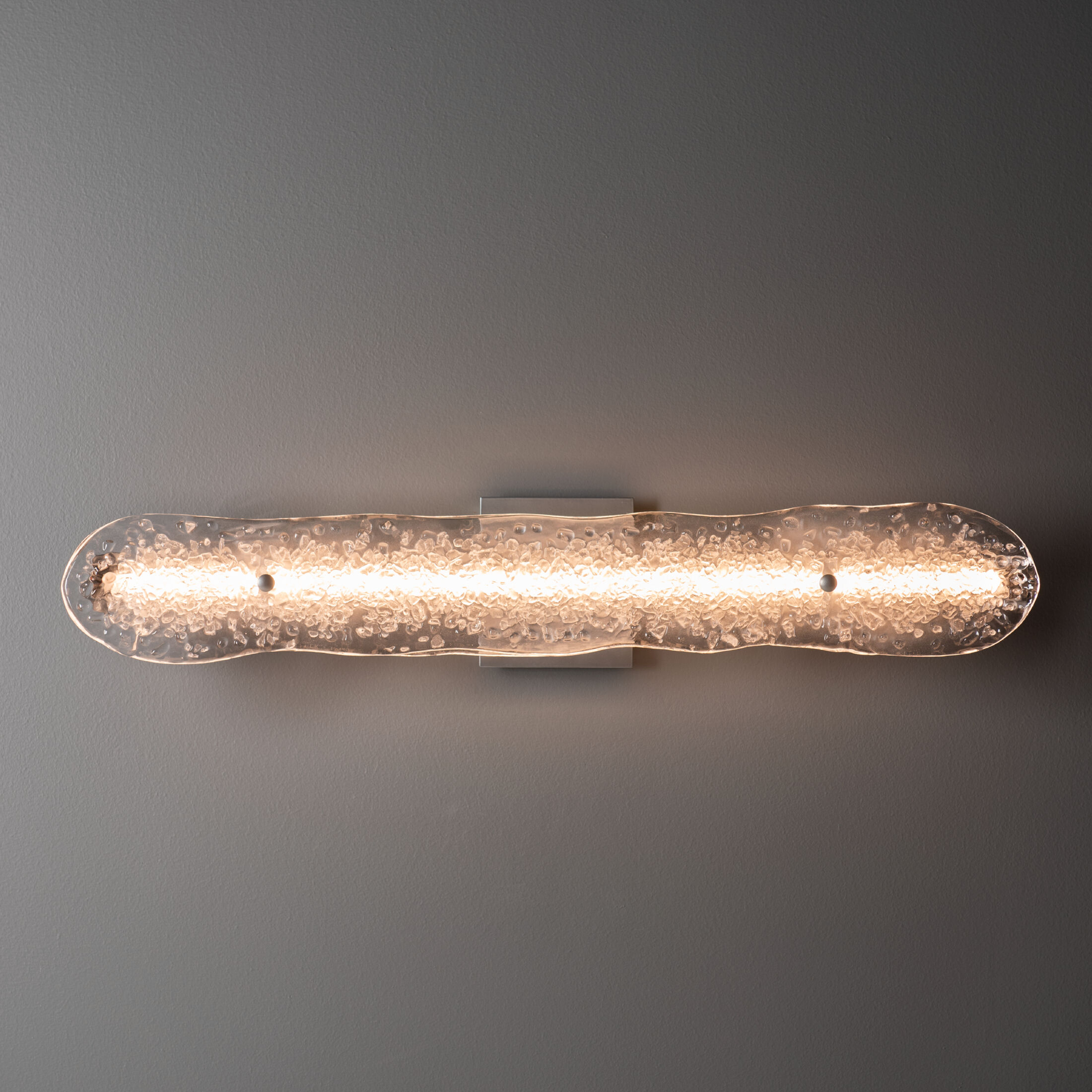 Glissade LED 27.6 inch Sterling Bath Bar Wall Light