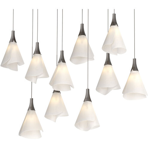 Mobius 10 Light 45.6 inch Oil Rubbed Bronze Pendant Ceiling Light, Rectangular
