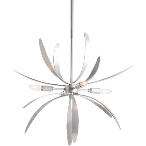 Dahlia 4 Light 21.3 inch Vintage Platinum Mini Pendant Ceiling Light