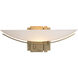 Impressions 1 Light 16.3 inch Soft Gold Sconce Wall Light, Oval