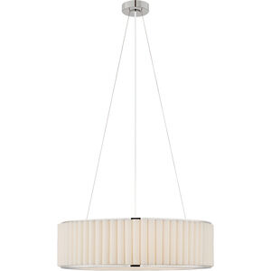 Ian K. Fowler Palati 4 Light 28 inch Polished Nickel Hanging Shade Ceiling Light, Large
