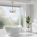 Gatsby 4 Light 11.6 inch Modern Brass Semi-Flush/Pendant Ceiling Light